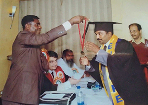 Dr.Shivram with Prof/Dr.Joseph Akpa Okoro. Nigeria