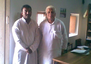 Dr.Shivram with Surendra Koulagi - Senior Freedom Fighter